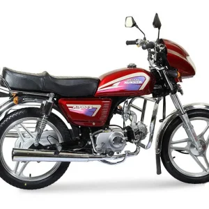 A side profile view showing the updated graphics and alloy wheels.