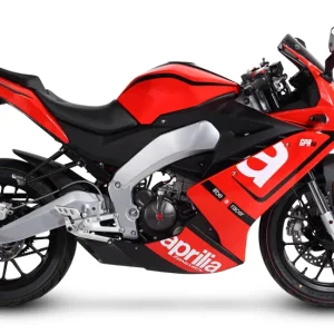 Aprilia GPR 150 Side View Red Color 2026 Bangladesh