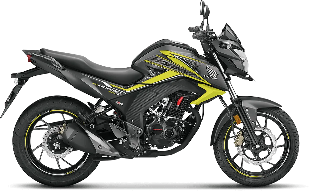Honda CB Hornet 160R 2026 model in Striking Green color with LED Headlamp.
