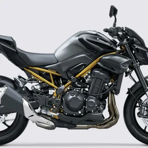 Kawasaki Z900 ABS 2026 Metallic Spark Black side view in Dhaka showroom