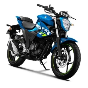 Suzuki-Gixxer-Carburetor-Disc-2026-Blue-Color-Side-View