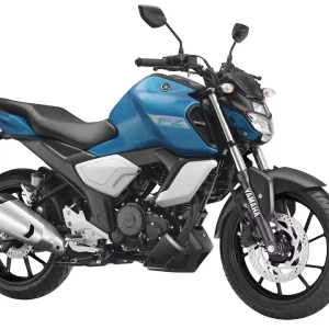 Yamaha FZS V3 2026 Dark Matte Blue color in Bangladesh showroom