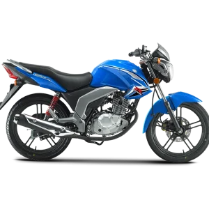 Front three-quarter view of Suzuki GSX 125 price in bangladesh model highlighting its premium halogen headlamp and black alloy wheels.